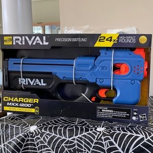 Nerf Rival Charger MXX-1200 Motorized Blaster, Includes 24 Rounds